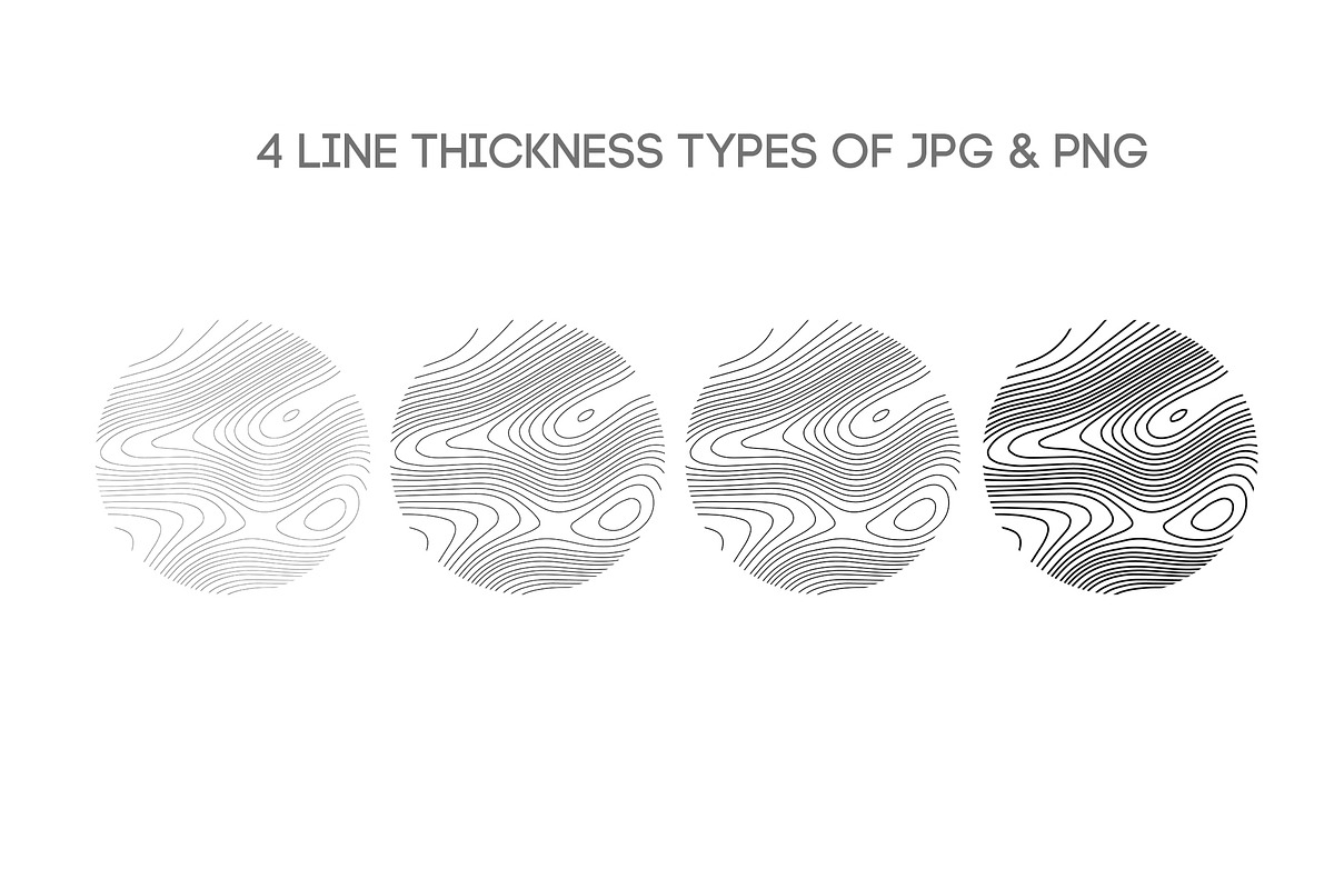 24 Vector Topographic Maps, a Texture Illustration by RDShop (Photo 2 of 6)