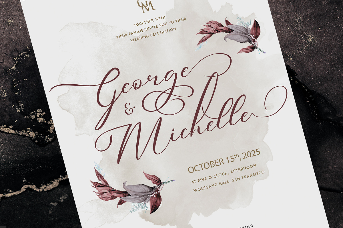 Michand Script | Classy Calligraphy, a Script Font by StoricType (Photo 9 of 16)