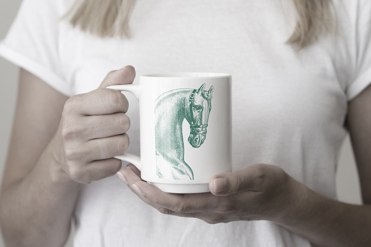 Vintage Horses, an Illustration by Retro Machine (Photo 5 of 5)