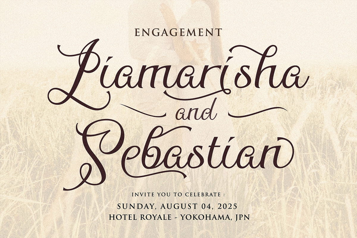 Ransvile Beauty | Wedding Script, a Script Font by StoricType (Photo 4 of 12)