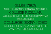 COLLEGE, a Serif Font by Brainware Graphic (Thumbnail 2 of 5)