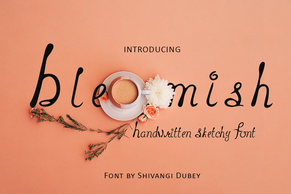 BLEMISH: Handwritten Sketchy Font