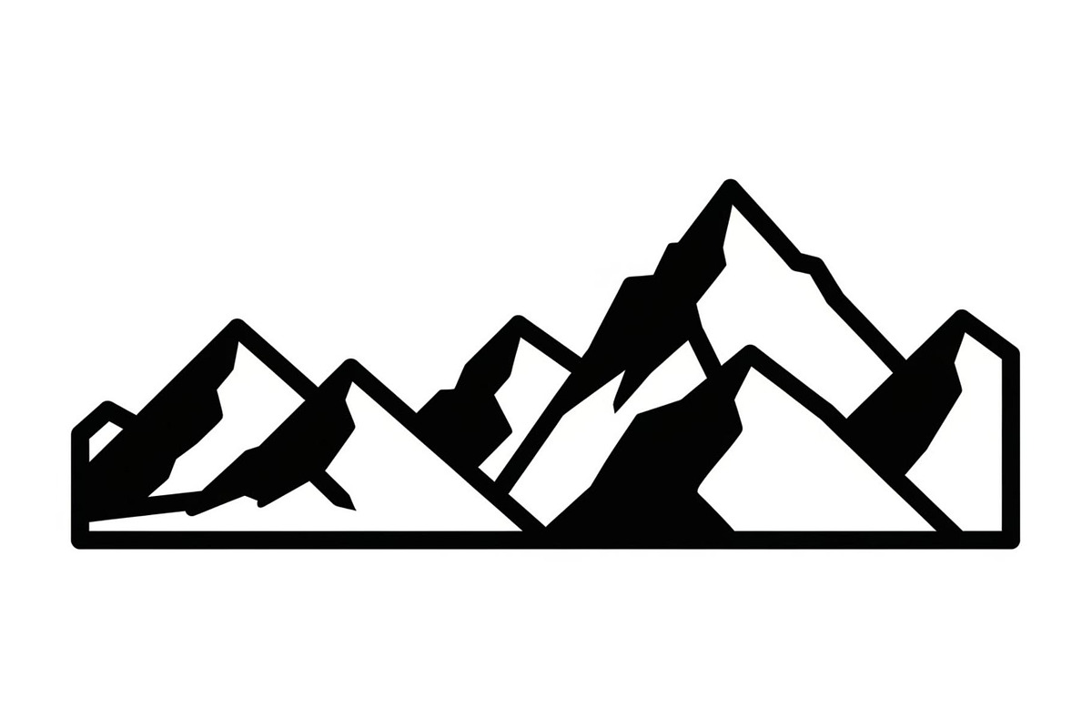 50 Mountain Landscape Silhouette Bun, an Illustration by Designer_Momina (Photo 20 of 51)