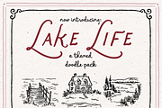 Lake Life Clipart, Summer Doodles, an Object Illustration by The October Creative (Thumbnail 2 of 7)