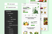 Easy Marts - Grocery Landing Page, a Landing Page Template by twinstd (Thumbnail 3 of 5)