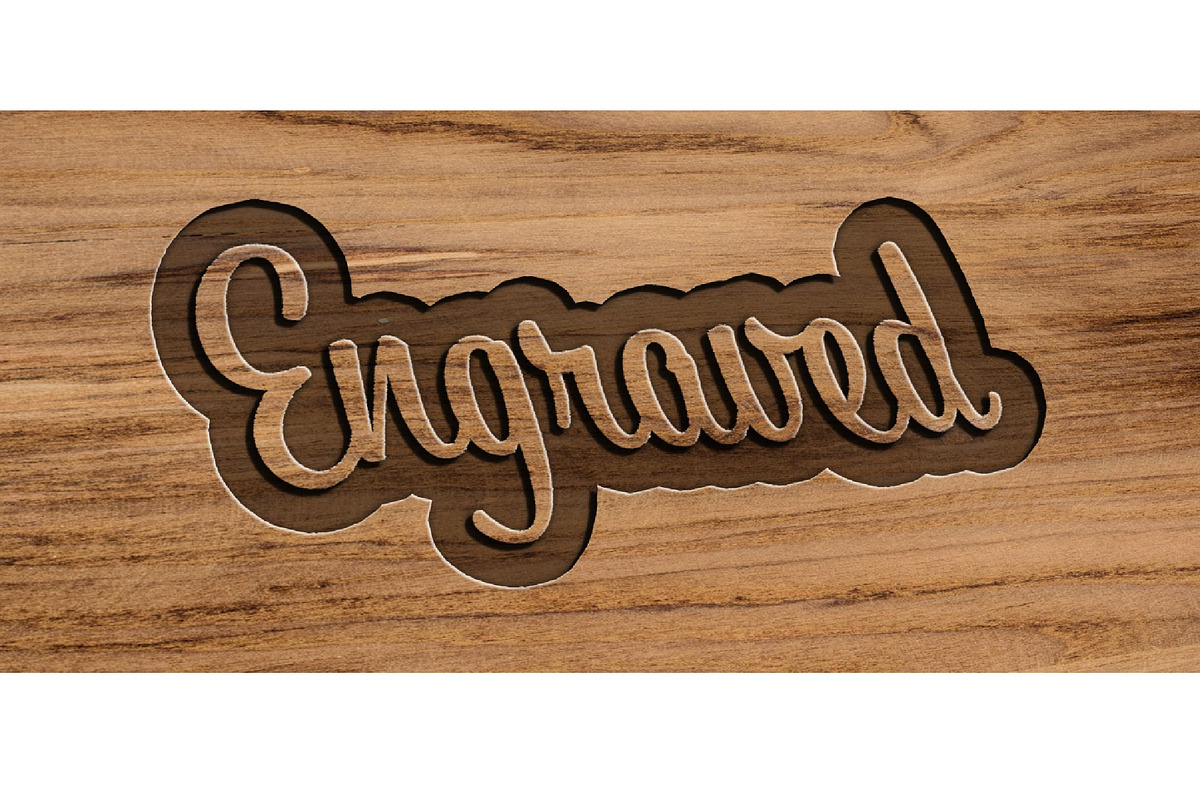 Engraved Script Text Effect, a Layer Style Add-On by studiogstock (Photo 3 of 3)