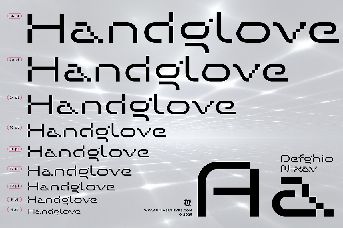 UT Defghio Nixav : A Futuristic Font, a Sans Serif Font by Universitype (Photo 6 of 10)