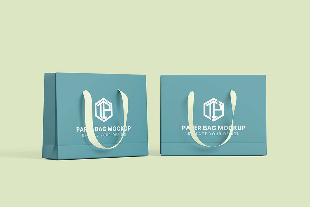 Paper Bag Mockup Set, a Packaging Mockup by tiyasprabawa (Photo 5 of 5)