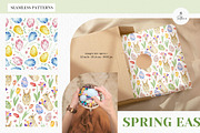 Spring Easter Pattern Floral Animal, a Pattern Graphic by AnnaTkachi (Thumbnail 2 of 6)