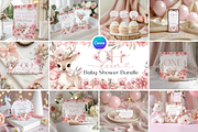 Oh Deer Baby Shower Bundle, an Invitation Template by Digital_Mind (Thumbnail 1 of 8)
