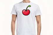Cherry Clipart Set, a Food Illustration by newminddesign (Thumbnail 2 of 8)