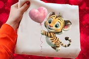 Valentine Kawaii Baby Animals, an Illustration by Craft Nest (Thumbnail 8 of 9)