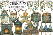 Christmas Clipart Bundle, an Illustration by Daily.Designs (Thumbnail 1 of 5)