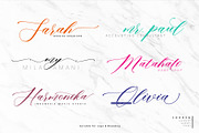 Correa Script-UPDATE, a Script Font by FadeLine Studio (Thumbnail 9 of 9)