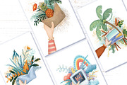 Hand And Gift Silent Greeting Card, a Card Template by RabbitAndPencil (Thumbnail 1 of 7)