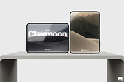 iPhone Duo Foldable Mockup, an iPhone Mockup by Claymoon Lab (Thumbnail 2 of 11)