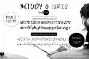 Melody & Lyrics - Font Duo, a Script Font by Inksnthings (Thumbnail 14 of 17)