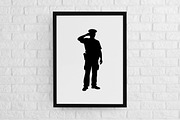 Police Silhouettes SVG, a Work Illustration by newminddesign (Thumbnail 3 of 3)