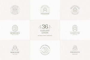 36 Elegant Logo Templates | Canva, a Branding & Logo Template by Vasya Kobelev