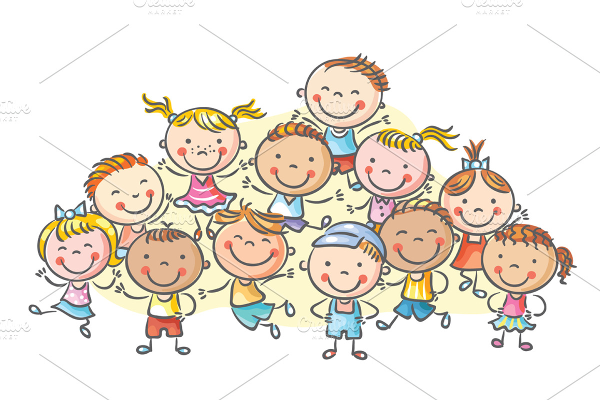 Cartoon kids frames and borders set, a Person Illustration by Bubert Art (Photo 3 of 13)
