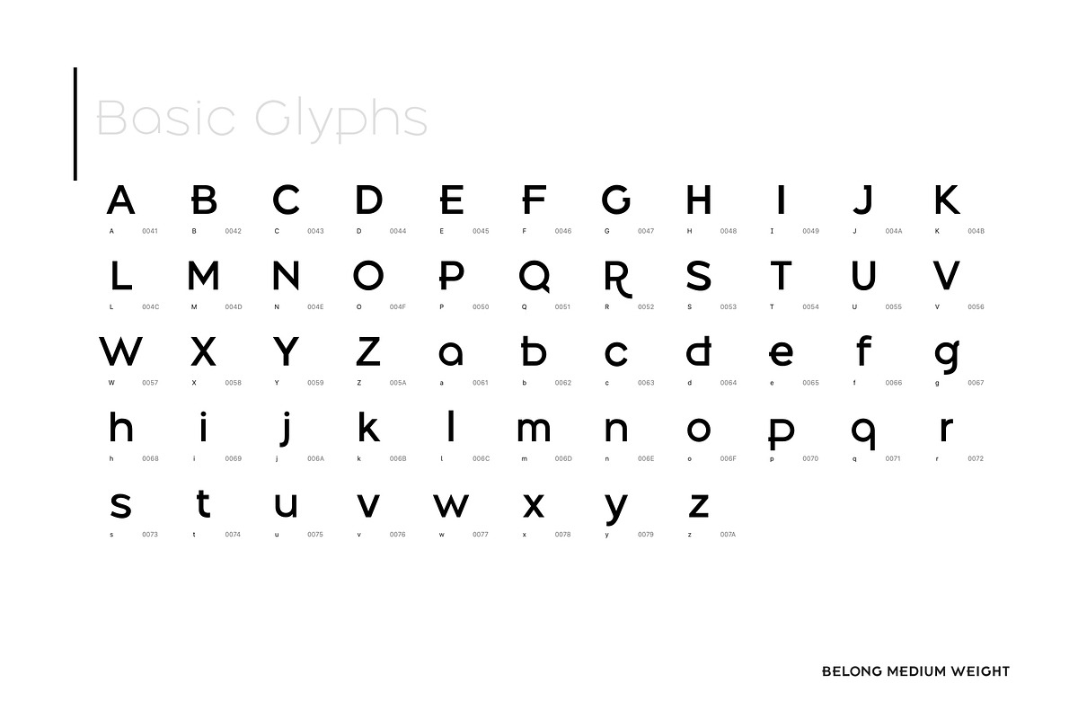 Belong Logo and Heading Font Family, a Sans Serif Font by Ryul Davidson (Photo 9 of 16)