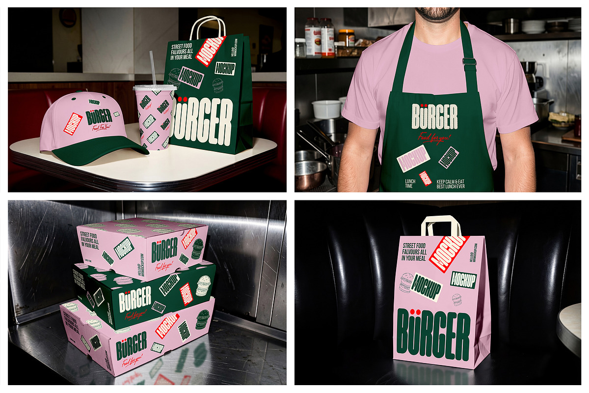 Burger Mockups - Bar Scenes, a Packaging Mockup by Mr.Mockup™ (Photo 11 of 13)