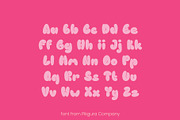 PGR Bubblegum - Bubble Font, a Handwritten Font by Pikgura (Thumbnail 2 of 7)