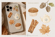 Cozy Autumn Cottagecore collection, a Seasonal Illustration by AlenaVlasko stock Market (Thumbnail 5 of 6)