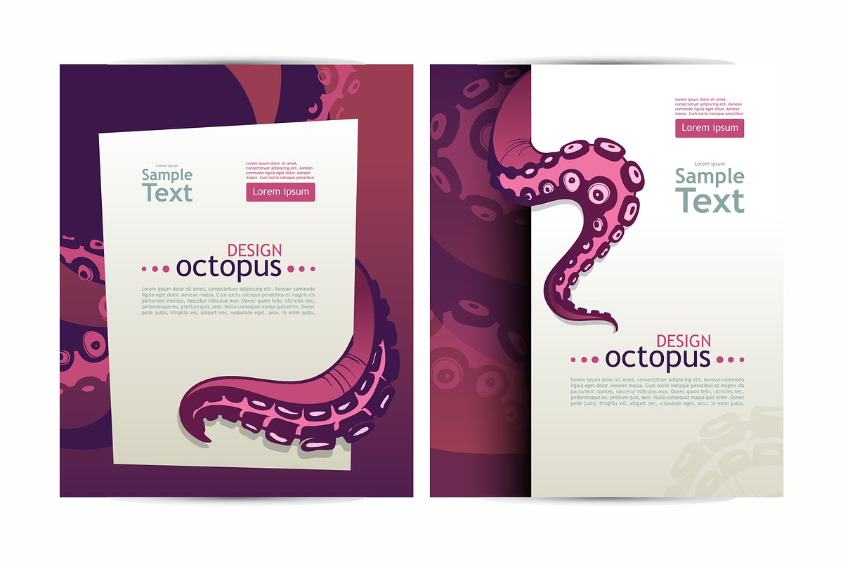 Octopus. Design template, a Templates & Theme by Pevuna