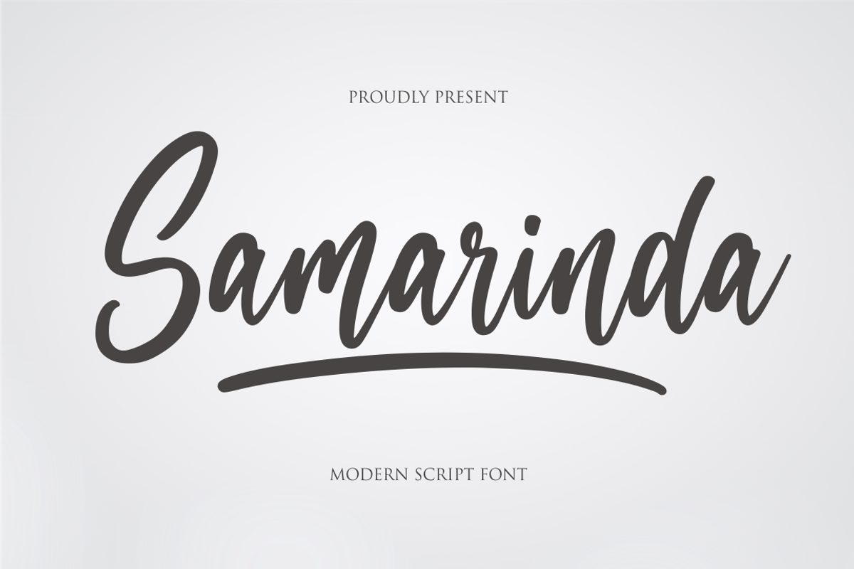 Samarinda, a Script Font by NJ Studio (Photo 1 of 10)
