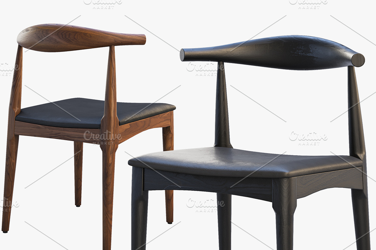 CH20 Elbow Chair 3d model, a Furniture 3D Model by 3dmitruk (Photo 1 of 9)