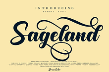 Sageland Script Font