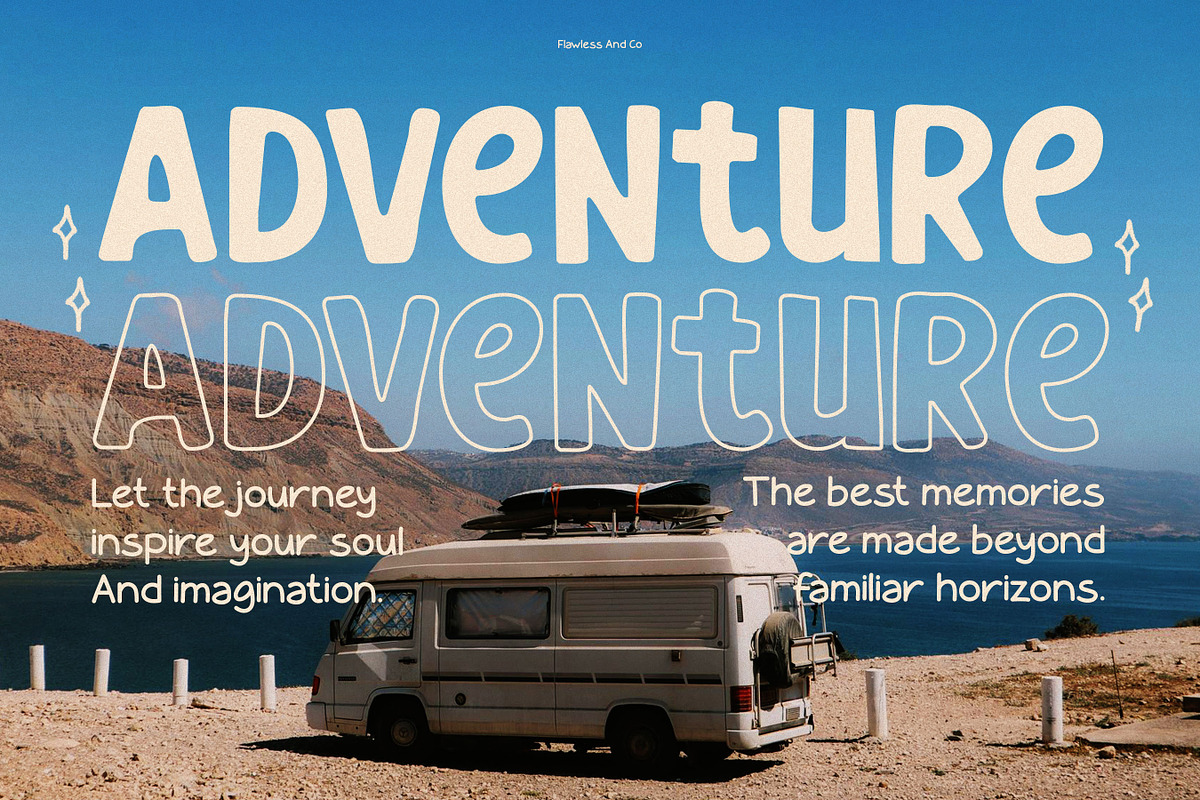 Ohgumi - Trio Playful Display Font, a Handwritten Font by Flawless And Co (Photo 3 of 10)