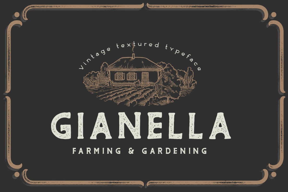 Grenhil - Handmade Vintage Font, a Sans Serif Font by Vultype Co. (Photo 2 of 10)