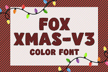 Fox Xmas-V3 Color Font