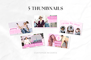 YouTube Brand Kit For Canva • Y2K, a Social Media Template by OniriqveDesigns (Thumbnail 5 of 10)