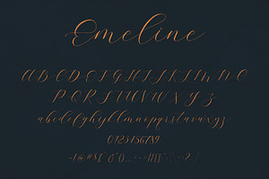 Emeline Script Font