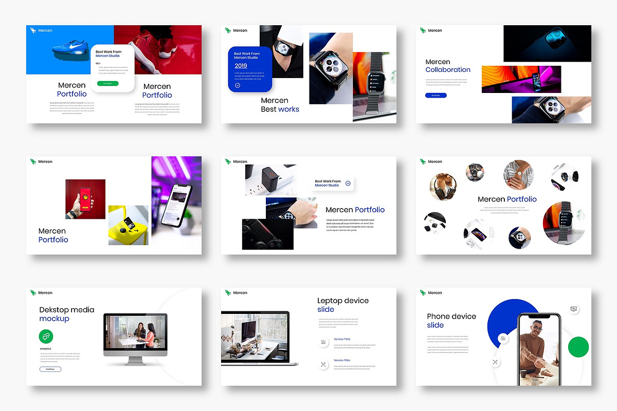 Mercen – Business PowerPoint, a Presentation Template by Dens Creative Studio (Photo 4 of 6)