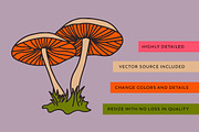Magic Mushrooms, an Object Graphic by Pulpixel Design (Thumbnail 2 of 7)