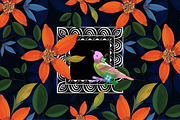 JARDIN PATTERN, a Pattern Graphic by Anny Cecilia Walter (Thumbnail 1 of 4)