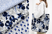 Iris Floral Seamless Patterns PSD, a Pattern Graphic by Julia M. Watercolor (Thumbnail 7 of 15)