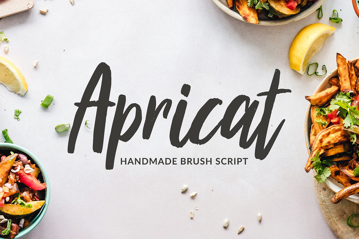 Apricat Brush Script preview 8