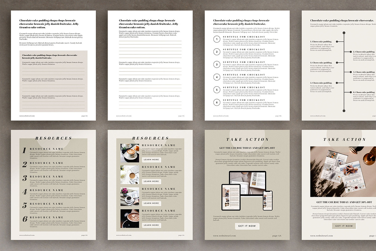 eBook-Workbook Canva Template-Maine, a Magazine Template by Studio Sugoi (Photo 7 of 10)