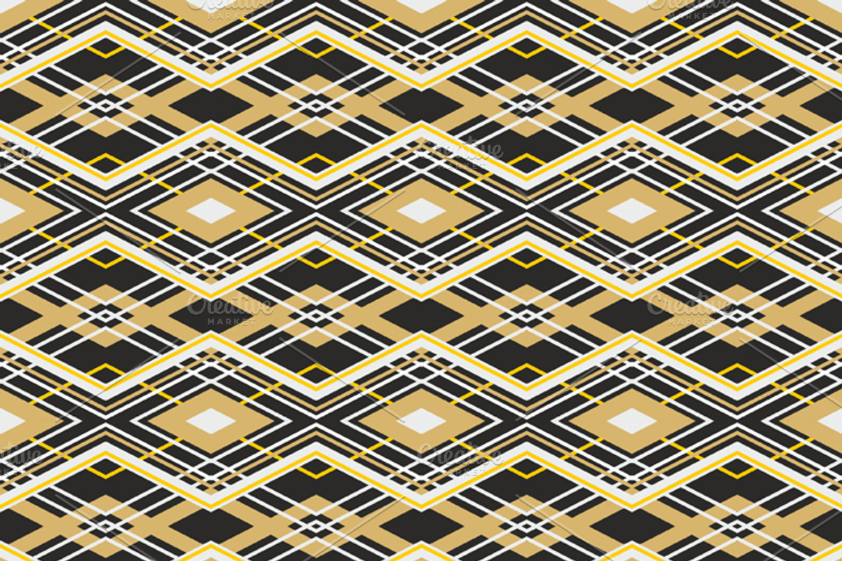 Set of seamless geometric patterns preview 2