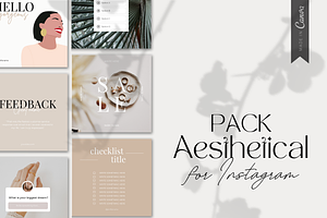 130 Aesthetic Instagram Templates