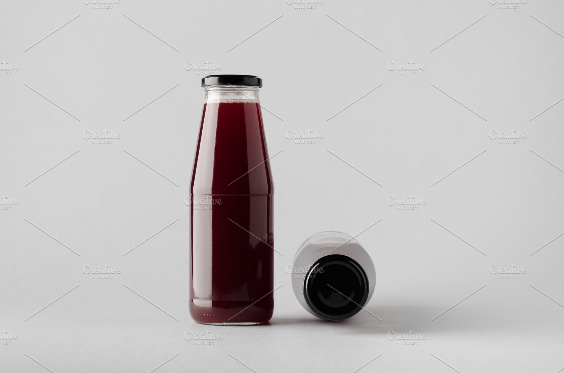 Juice bottle mockup JPEG, a Food & Drink Photo by Shablon