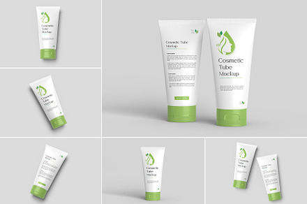 Cosmetic Tube Mockup, a Packaging Mockup by SilverStudio778