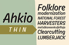 Ahkio Thin