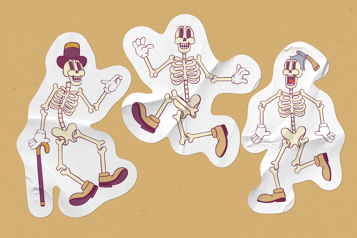 Skeleton Creation Kit, an Illustration by Anastasiya Klempach (Photo 5 of 7)