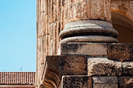 Roman Temple of Diana in Merida, an Architecture Photo by Architect´s eye